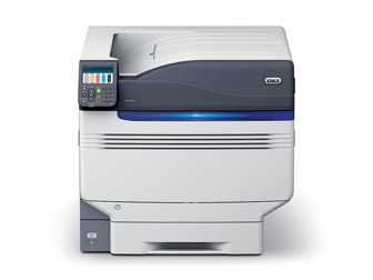 Imagine de Imprimantă digitală OKI Pro9541dn cu transfer în 5 culori, inclusiv toner alb sau toner transparent